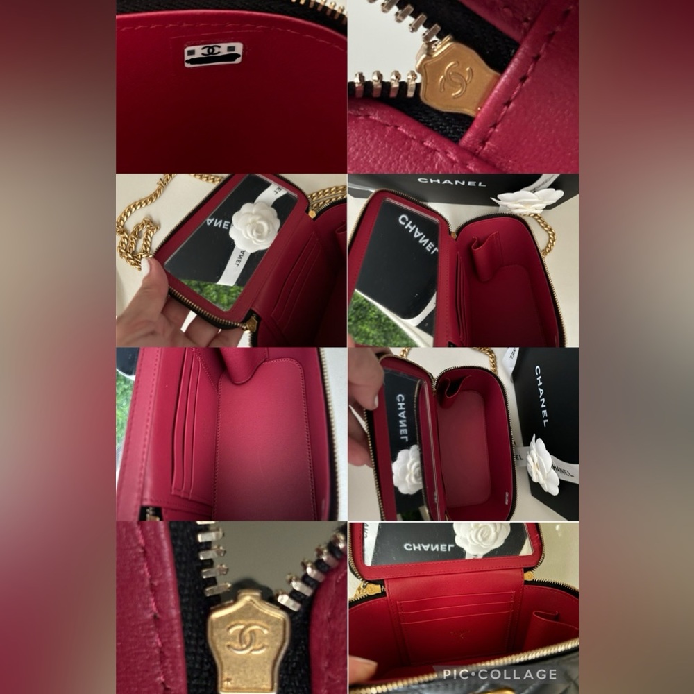 CHANEL Vanity case with Chain 🔥RARE🔥 - Picture 9 of 11